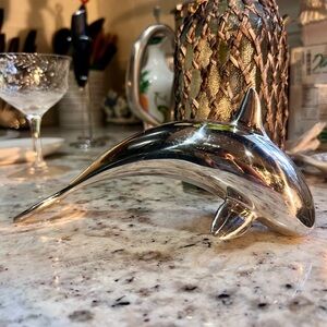 Stainless Steel Orca or whale- dolphin bottle opener